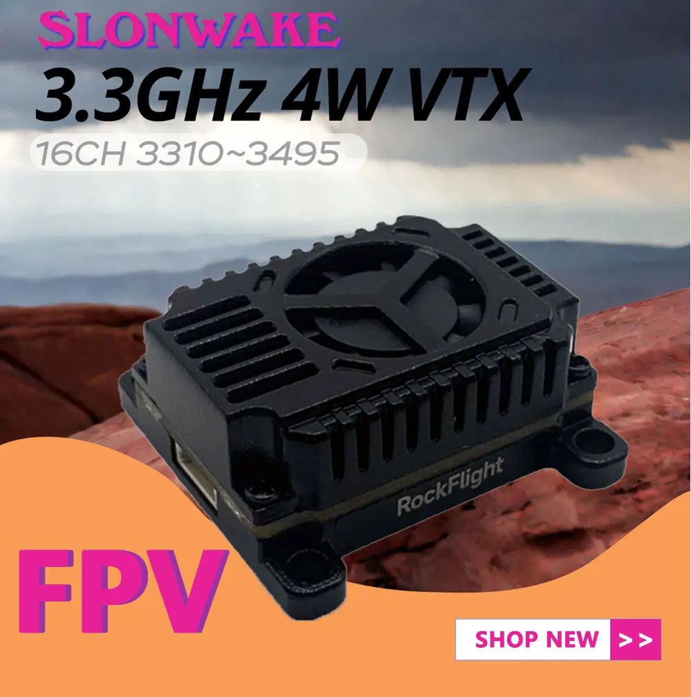 SLONWAKE FPV 3.3G 16CH 4000mW  - огляд і ціна Fpv Drone Antenna