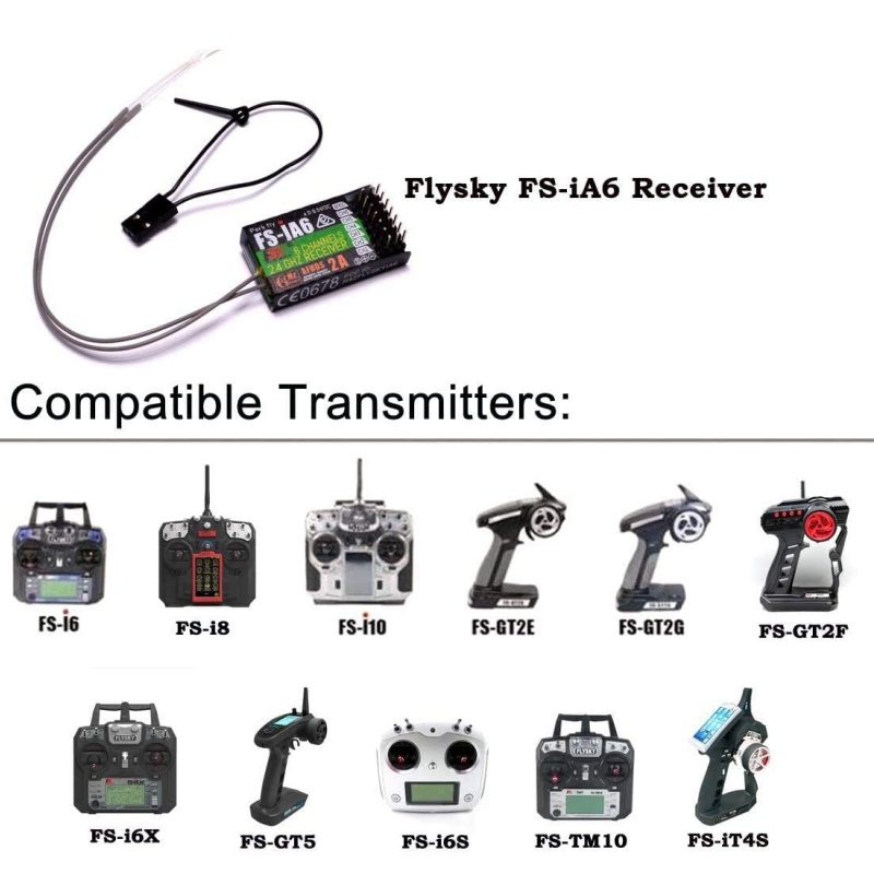 Flysky FS-IA6 Receiver 6CH Dua - огляд і ціна Fpv Drone Antenna