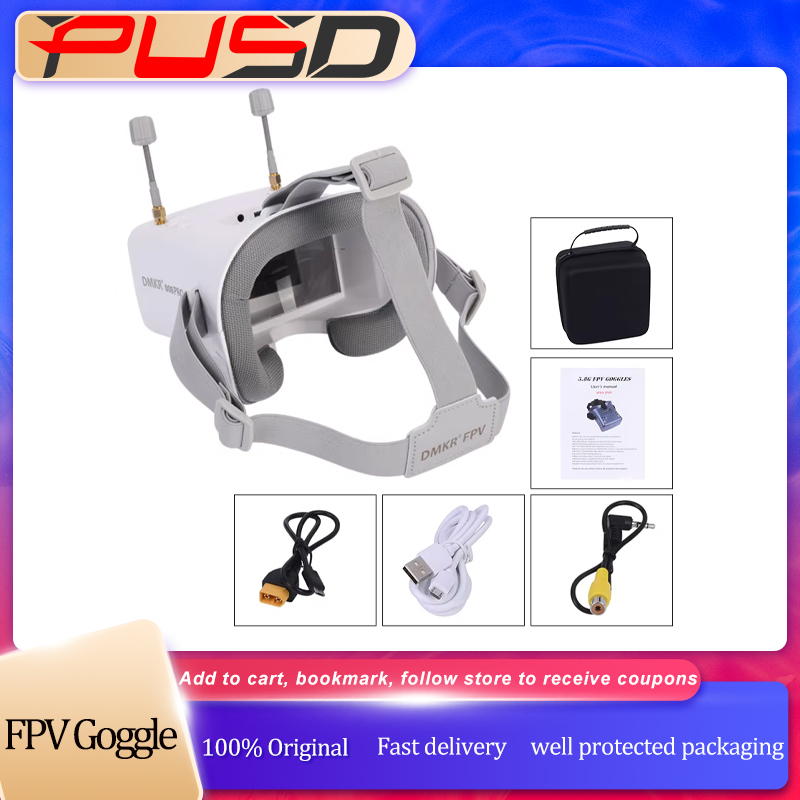 Original 008D PRO White FPV Go - огляд і ціна Fpv Drone Goggles