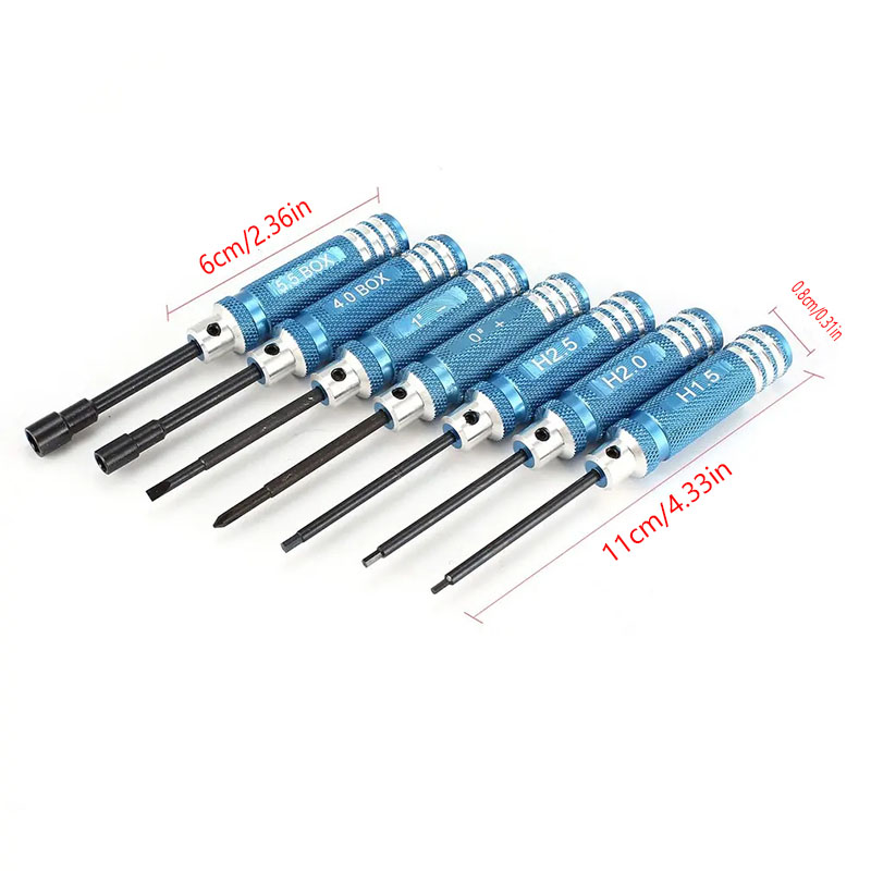 7Pcs 1.5 2.0 2.5mm RC Hex Driv - огляд і ціна Fpv Drone Tool Kit