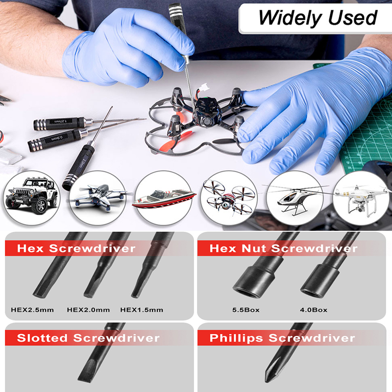 7Pcs 1.5 2.0 2.5mm RC Hex Driv - огляд і ціна Fpv Drone Tool Kit