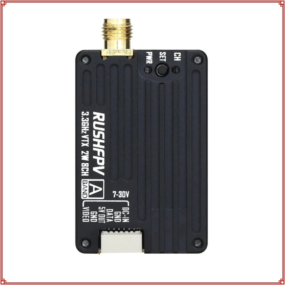 2026 New RUSHFPV 3.3G 2W VTX T - огляд і ціна Fpv Drone Transmitter