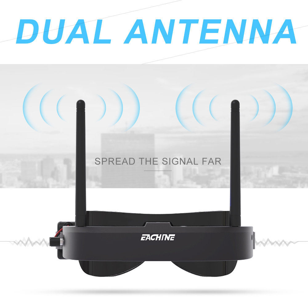 Eachine EV100 720*540 5.8G 72C - огляд і ціна Fpv Drone Goggles