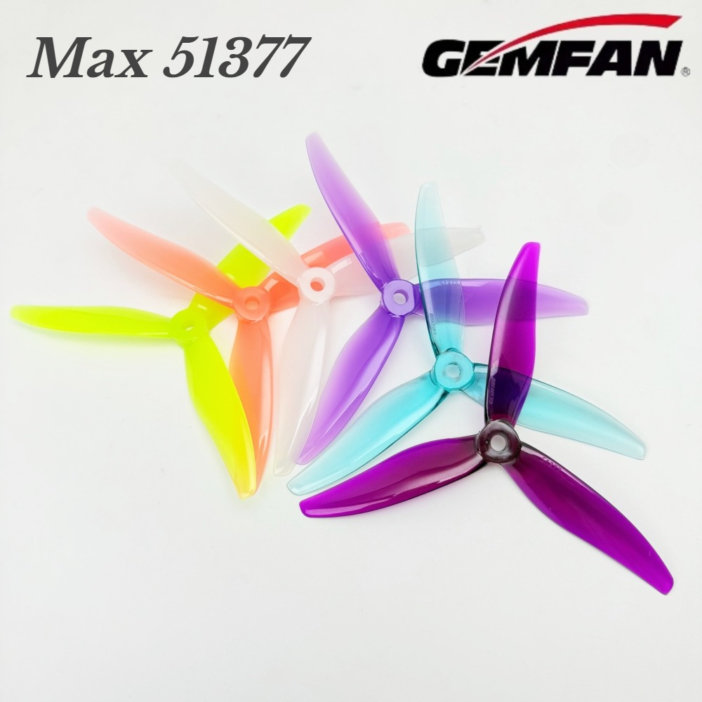 2Pairs Gemfan Hurricane 51377  - огляд і ціна Fpv Drone Propeller