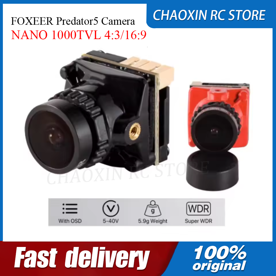 FOXEER Predator5 Camera NANO 1 - огляд і ціна Fpv Drone Camera