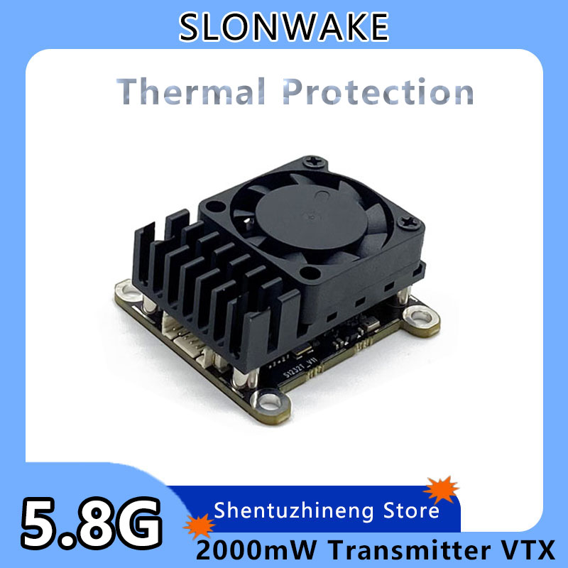 New upgrade 5.8Ghz 2W adjustab - огляд і ціна Fpv Drone Transmitter