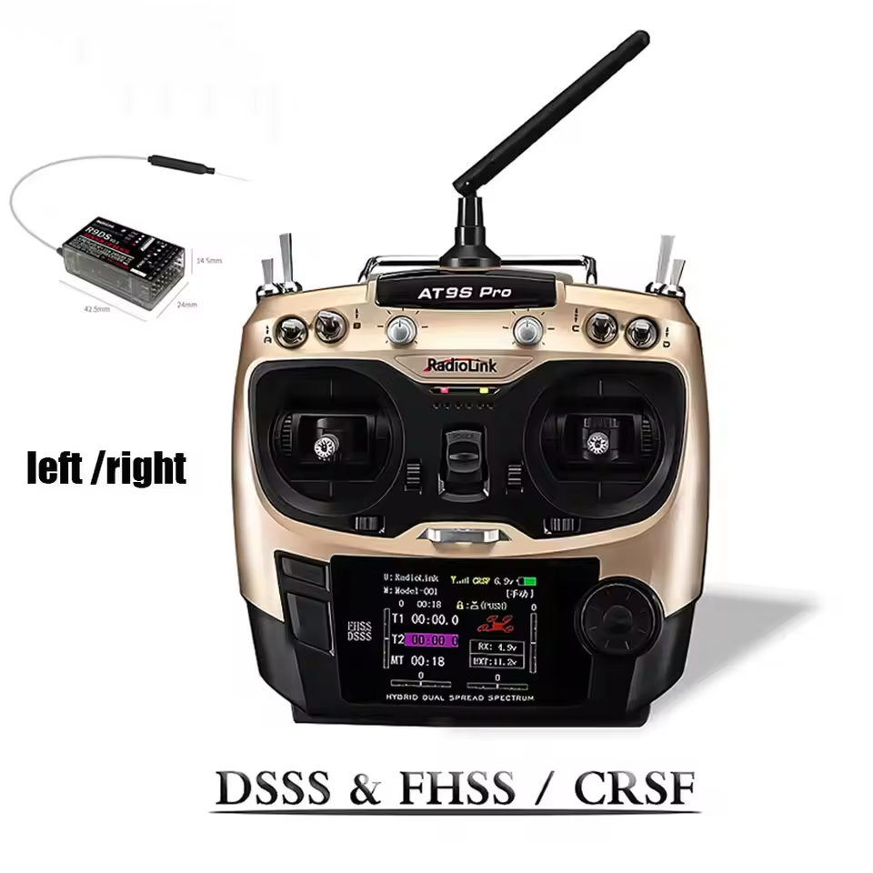 Radiolink AT9SPro 12CH 2.4G DS - огляд і ціна Fpv Drone Transmitter