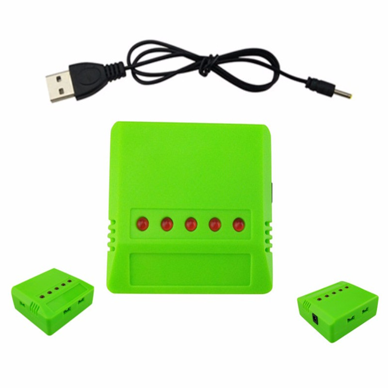 5PCS Cables And 1X 5 In 1 USB  - огляд і ціна Fpv Drone Charger