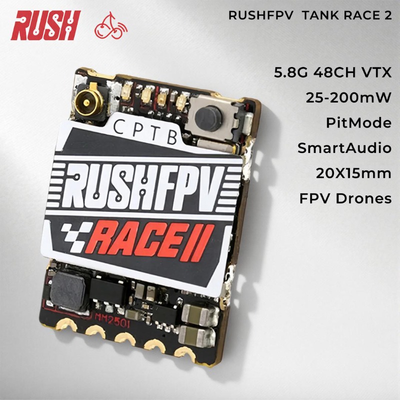 RushFPV 5.8GHz FPV VTX 48CH 25 - огляд і ціна Fpv Drone Vtx