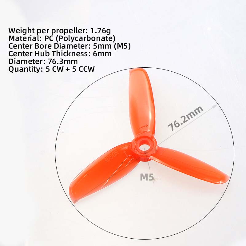 3050 3 Inch Propellers, 5CW 5C - огляд і ціна Fpv Drone Motor