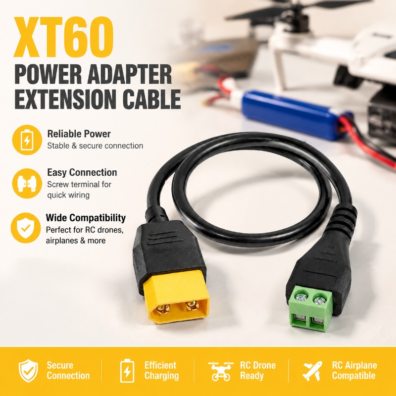 XT60 Connector Male Female To  - огляд і ціна Fpv Drone Charger