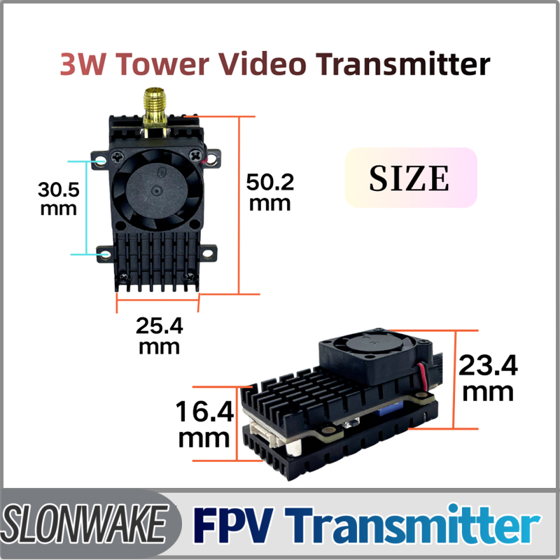 SLONWAKE 5.8G 3000mW Simulatio - огляд і ціна Fpv Drone Frame