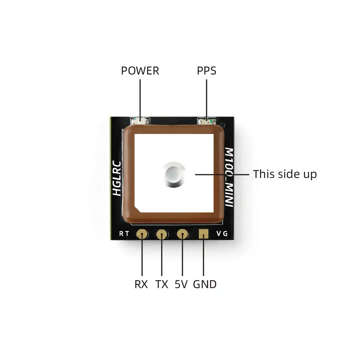 HGLRC M100 MINI GPS Module M10 - огляд і ціна Fpv Drone Flight Controller