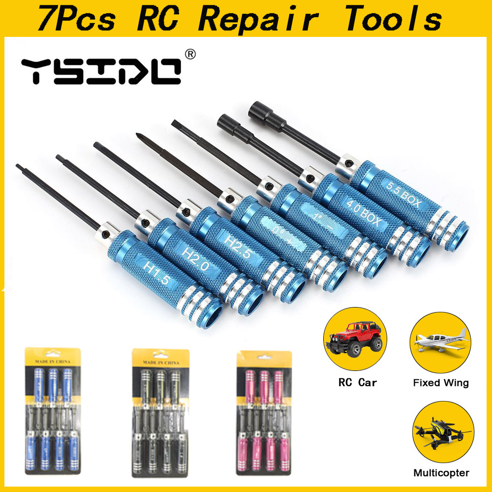 YSIDO 7Pcs 1.5 2.0 2.5mm Hex S - огляд і ціна Fpv Drone Tool Kit
