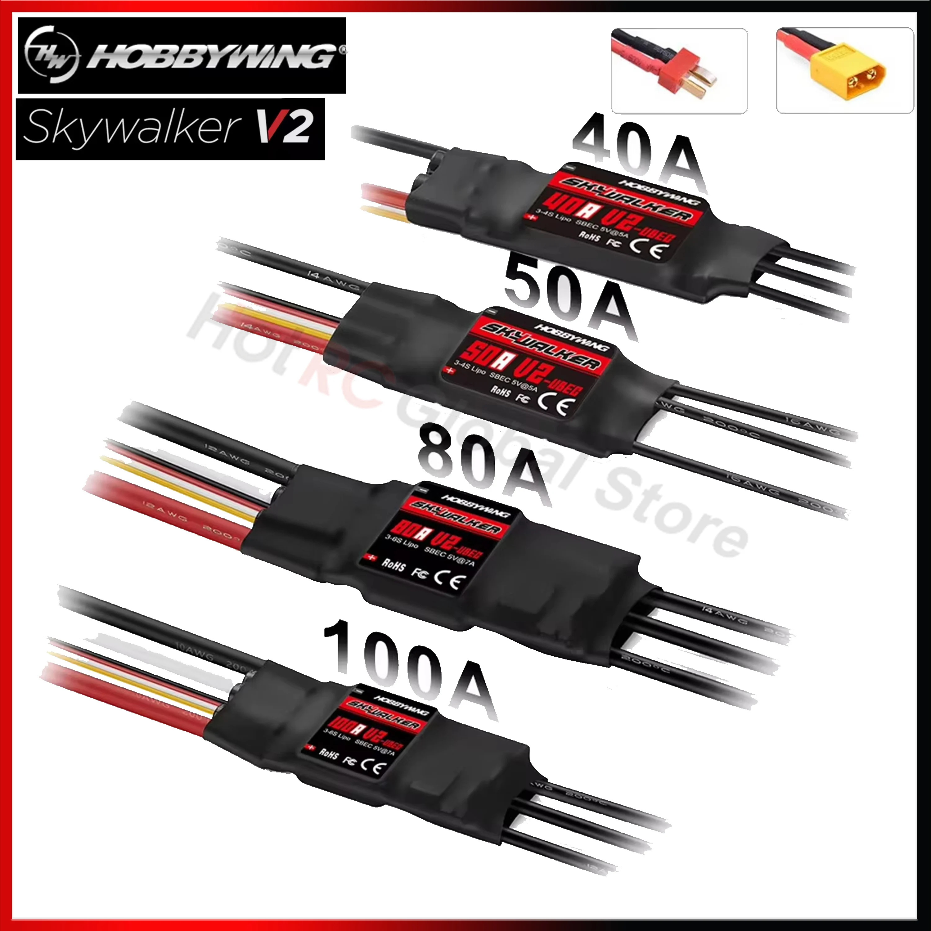 HOBBYWING Skywalker V2 Series  - огляд і ціна Fpv Drone Esc