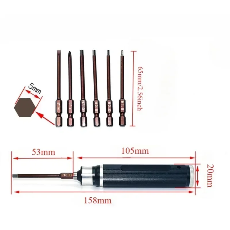6 in 1 Screwdrivers Repair Too - огляд і ціна Fpv Drone Tool Kit